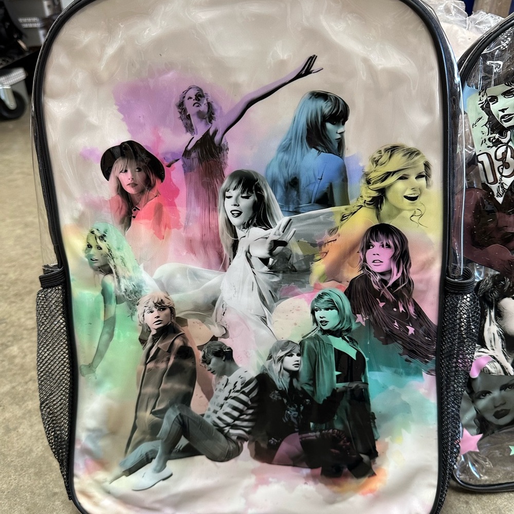 Taylor Swift Clear See through Backpack - Picture 3 of 3